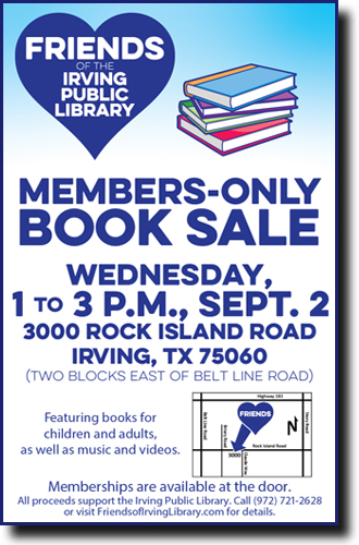 1st Wednesday Book Sale